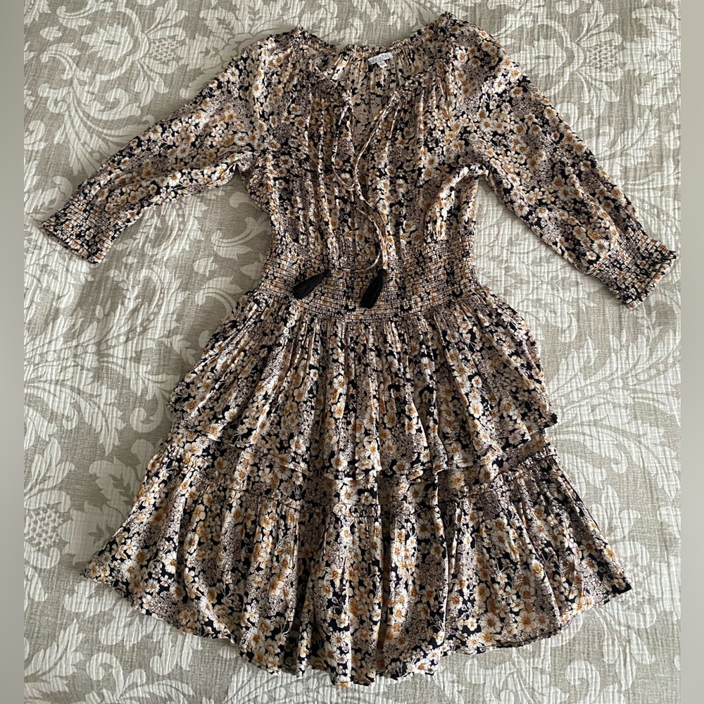 Patrons of Peace floral dress